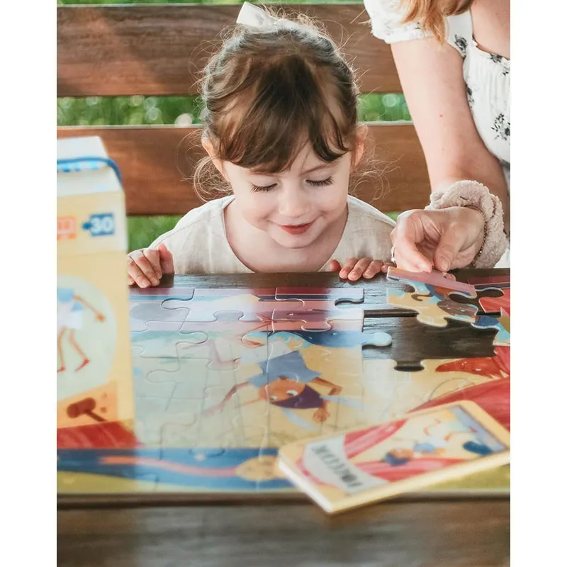 Livre + puzzle 30pcs Pinocchio - 36m+-6