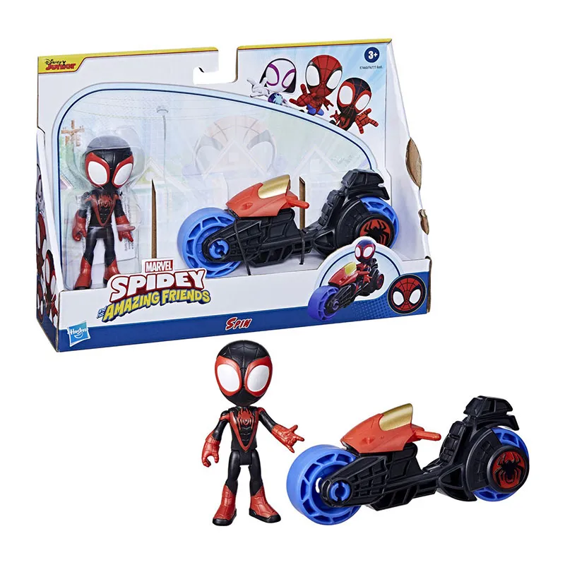 Coffret Spider-Man noir & moto Spidey - 36m+-4