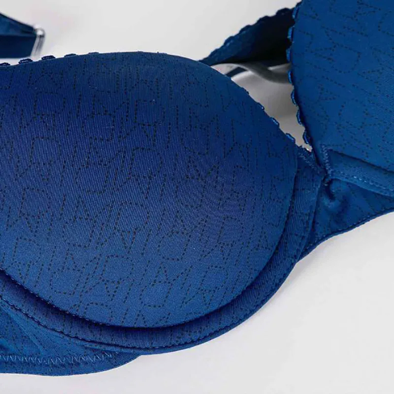 Soutien-gorge armatures Femme Touch Jean - Marine-2