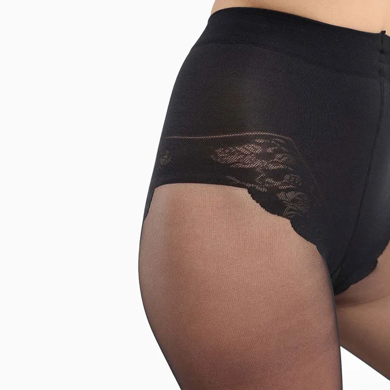 Collants Ventre plat Signature 20D Femme - Noir-3