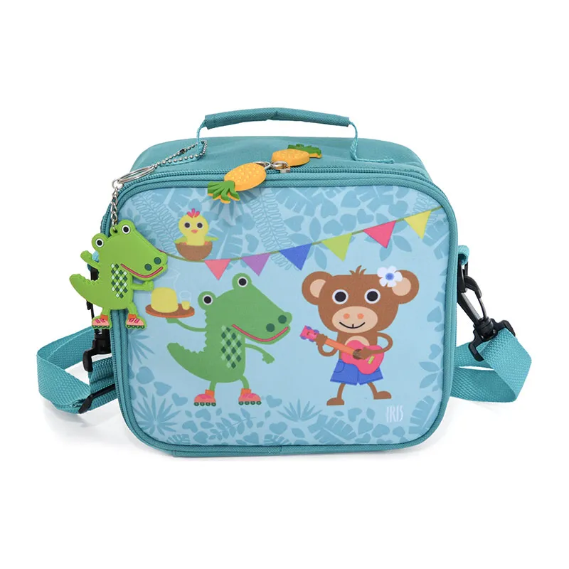 Mini Sac isotherme Rico Funny Jungle - Menthe-0