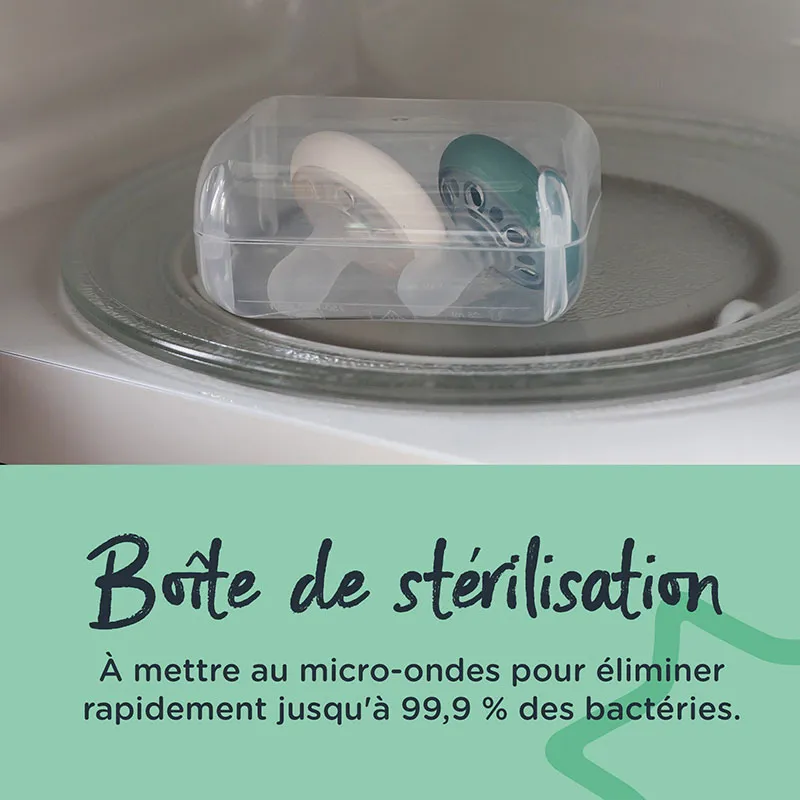 2 Sucettes Forme naturelle - 0-6m+-4