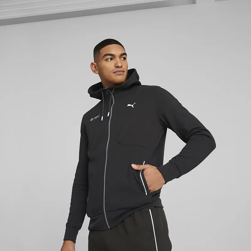 Veste à capuche Homme Mercedes AMG Petronas F1 Puma - Noir-2