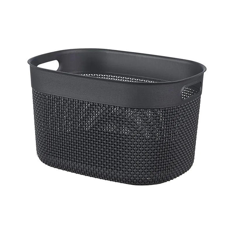 Panier recyclé Filo Anthracite - 18L-0
