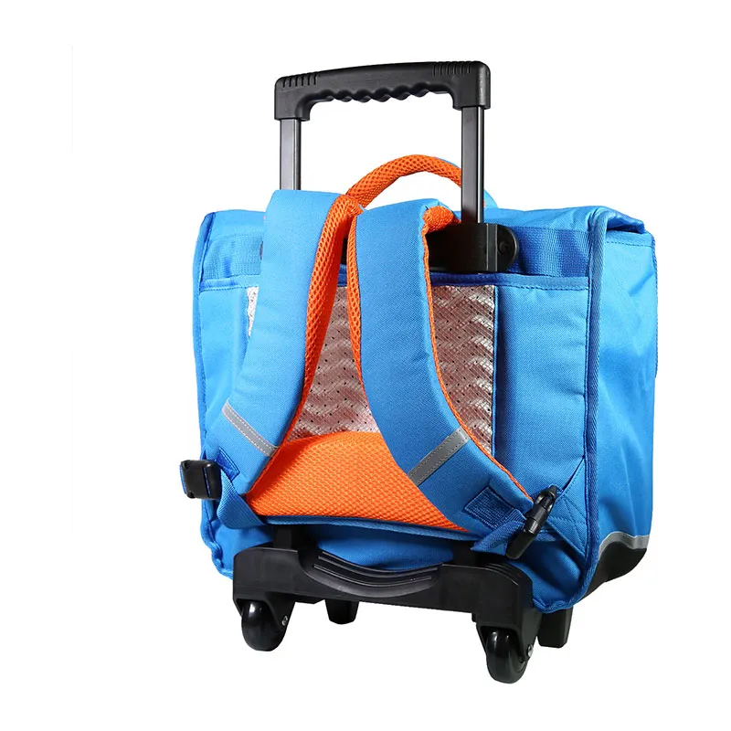 Cartable à roulettes Phileas Skate Bleu - 38x34cm-5