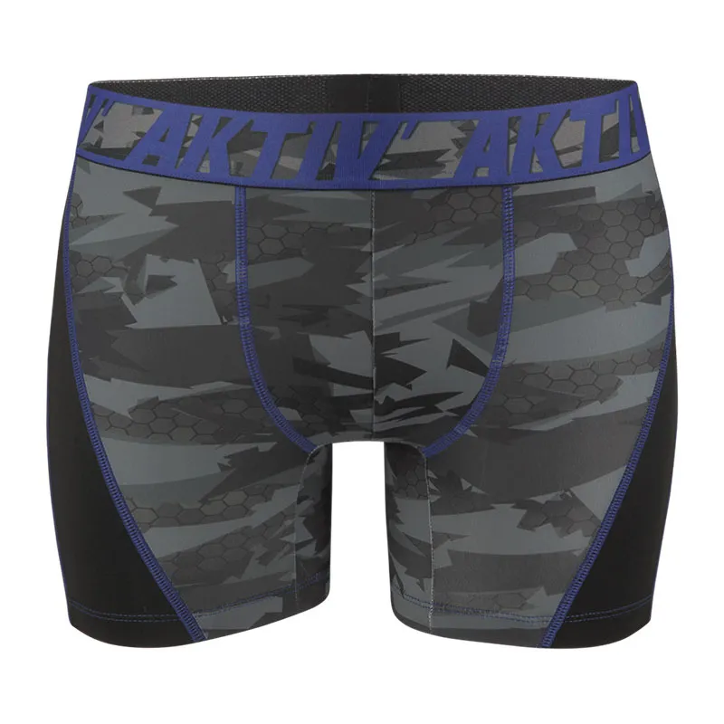 4 Boxers Homme Aktiv Fluo - Noir-4