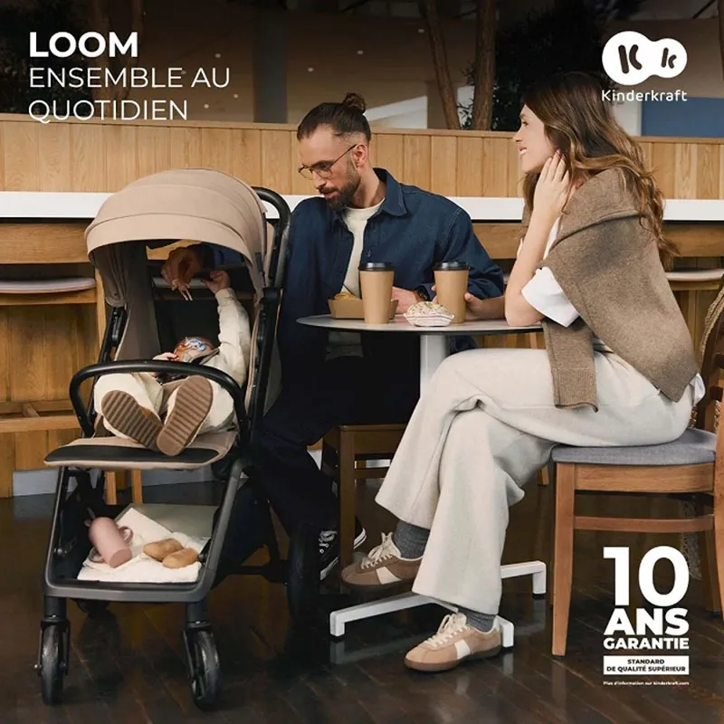 Poussette Compacte Loom Beige - 0m+-2