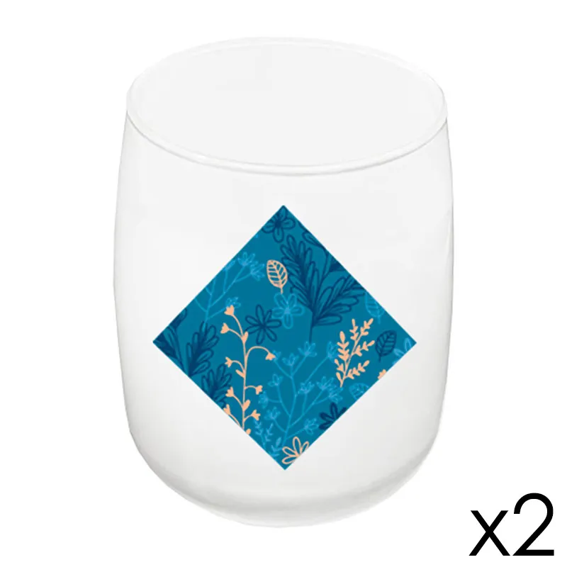 2 Photophores en verre - 2x150ml - L'ATELIER DU D.I.Y-0