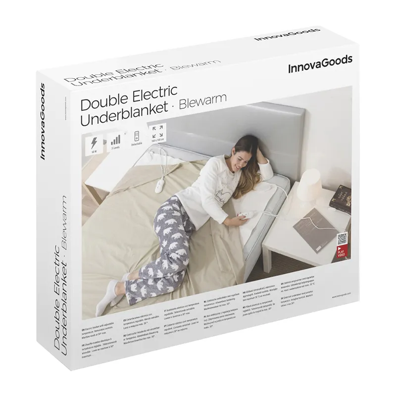 Surmatelas Chauffant Électrique Blanc - 140x160cm-7