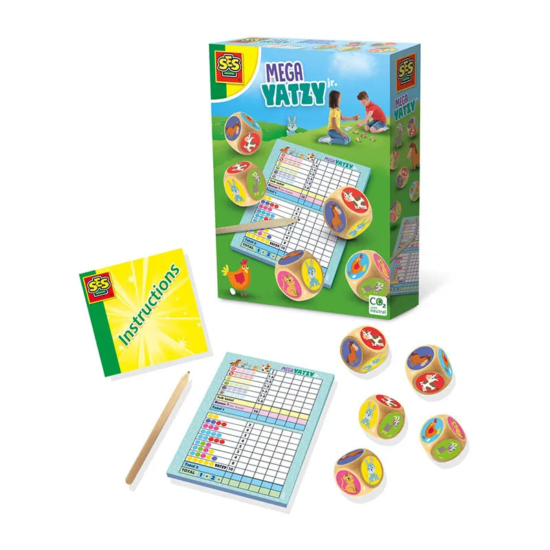 Mega Yatzy junior 8pcs - 4+-4