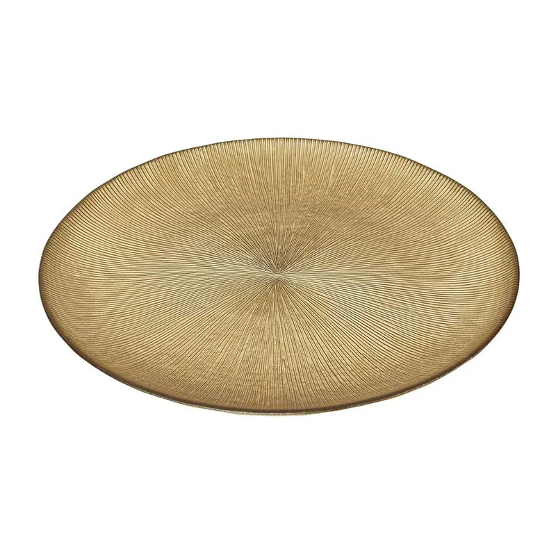 6 Assiettes à dessert Royal Dorées - ø21 cm-1