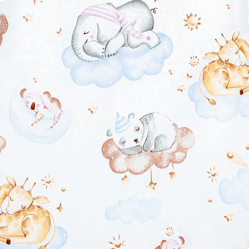 Cocon + Oreiller Animaux dans les Nuages - 90x50cm-1