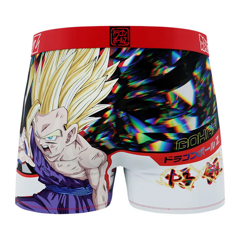 6 Boxers Homme Dragon Ball Z - Vert/Rouge/Noir/Violet-6