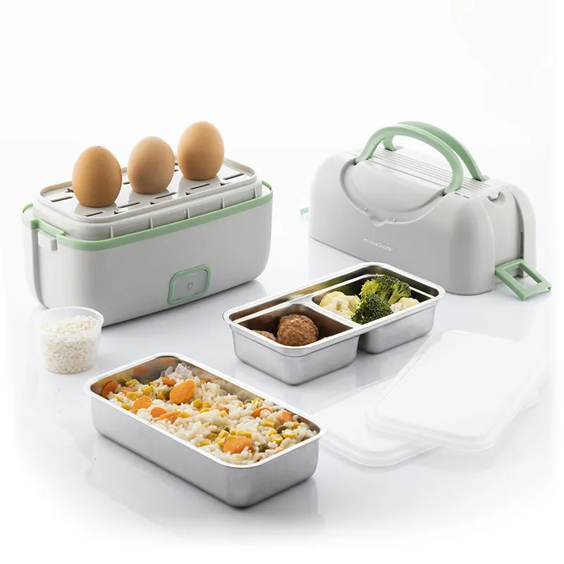 Lunch box élec. vapeur 3en1 + Recettes Beneam - 24x17,5x13cm-3