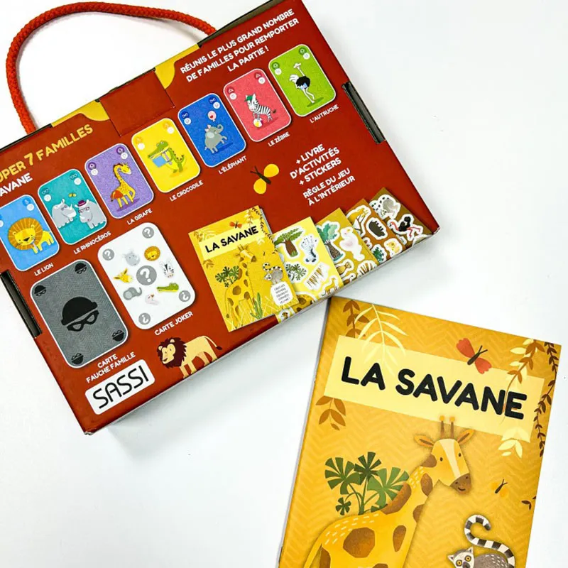 Jeu Le super 7 familles La savane - 4+-4