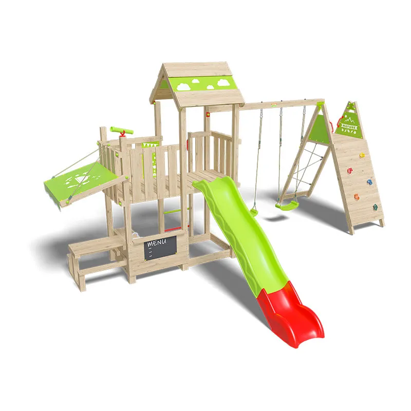 Aire de jeux bois Snack Expression XL 2,20m - 3+-0