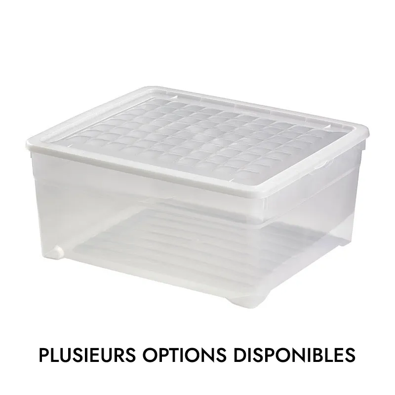 Boîte textile Transparent - Plusieurs contenances dispos.-3