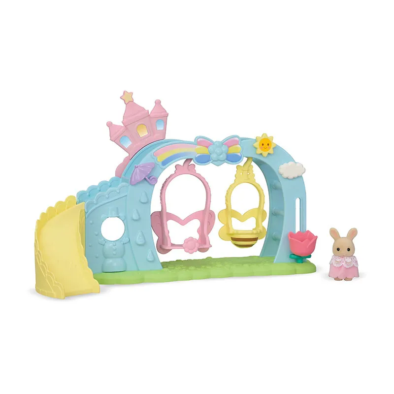 Aire de jeu des bébés & bébé lapin crème - 7pcs-0