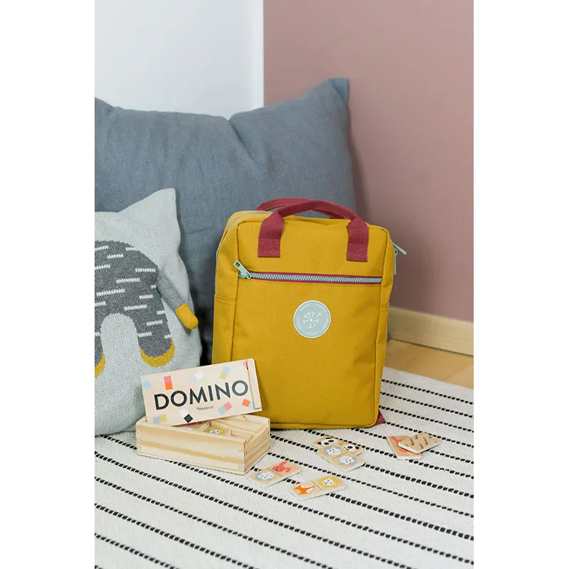 Sac à dos pour enfants Mini Moutarde - 24x32x12cm-9