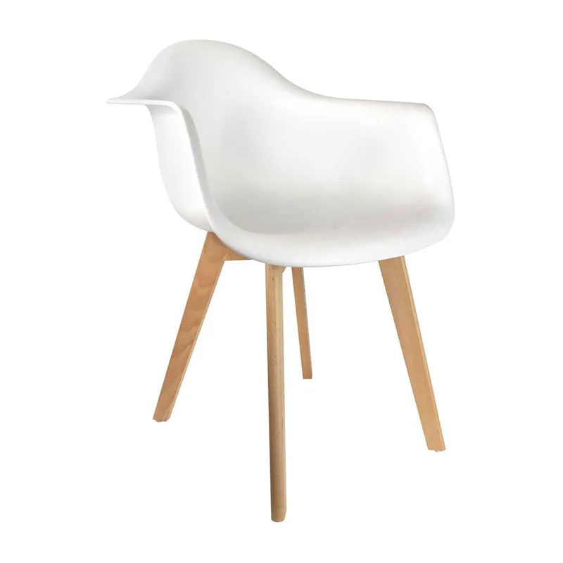 2 Fauteuils scandi enfant Blanc - 42,8x41x33cm-1