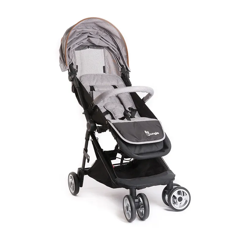 Poussette Genius ultra-compacte Gris clair - 47x43x23cm-7