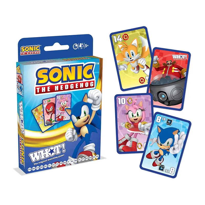 Jeu de cartes Whot Sonic The hedgehog - 6+-0