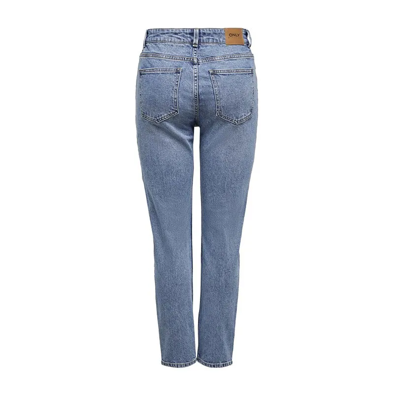 Jeans straight fit Emily - Medium Blue Denim-4