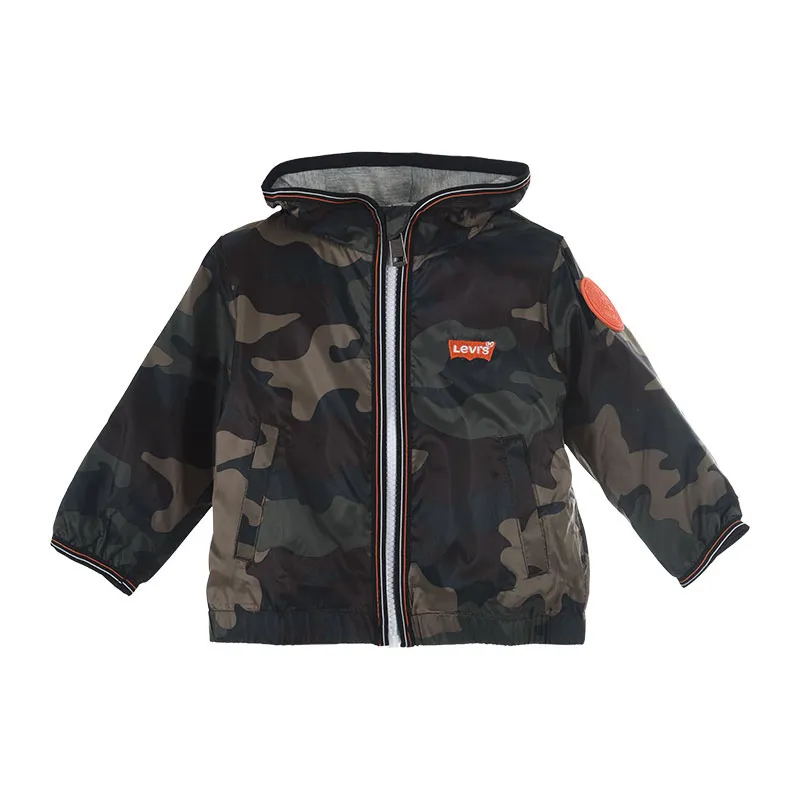 Veste coupe-vent Essential Windbreaker - Thyme/Navy Camo-1