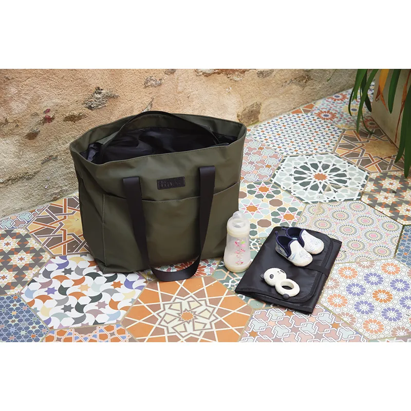 Sac à langer Week-end Kaki Waterproof - 36x43x18cm-5