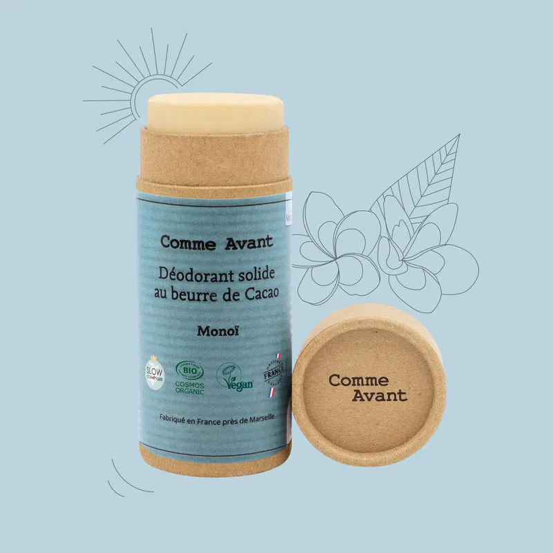Déodorant solide au beurre de cacao Monoï - 60g-0