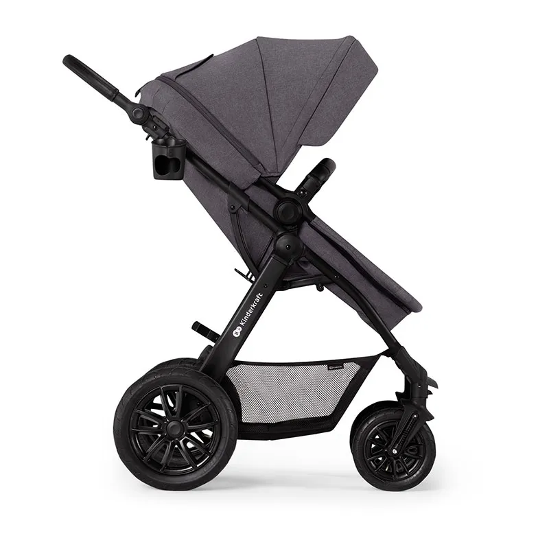 Poussette 3en1 Xmoov Mink Pro Gris foncé - 0m+-5