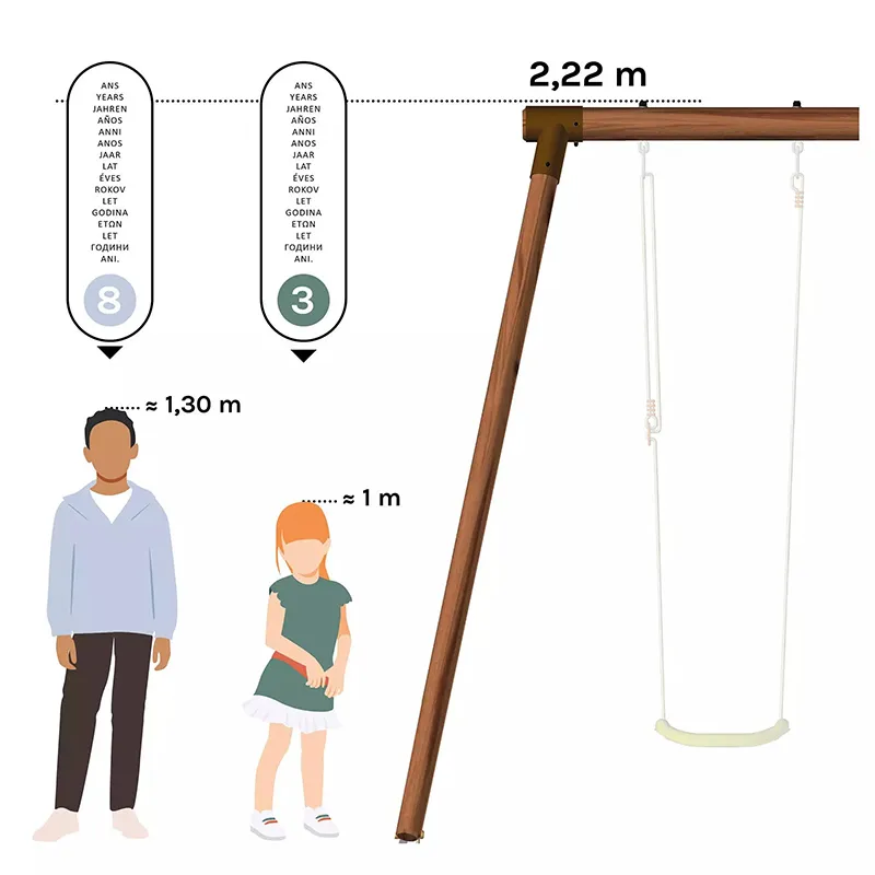 Portique 4 agrès Suzanne - 6m+-7