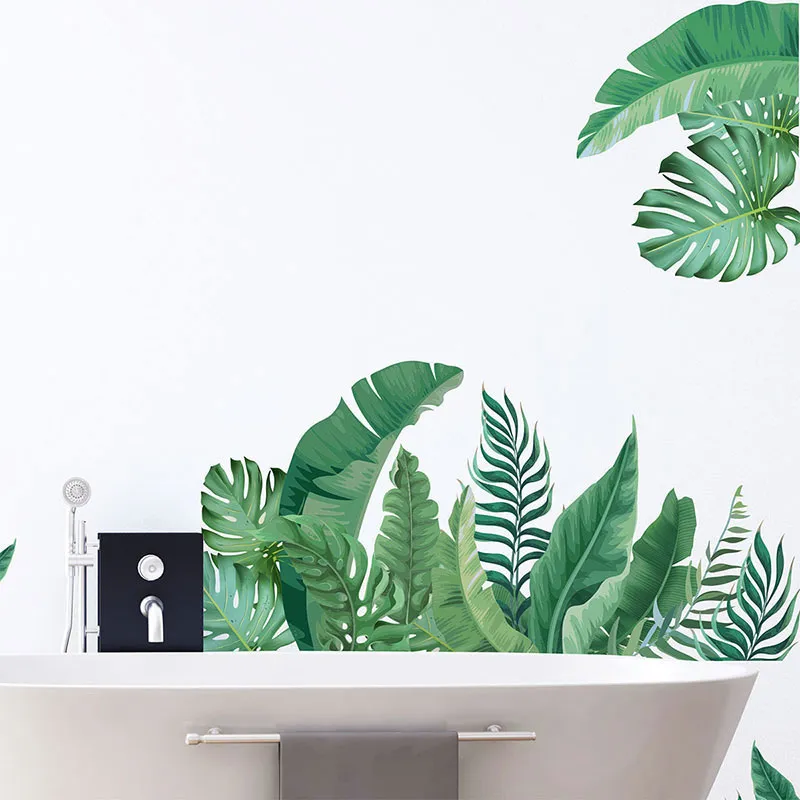 Stickers - Feuilles tropicales Vert-6