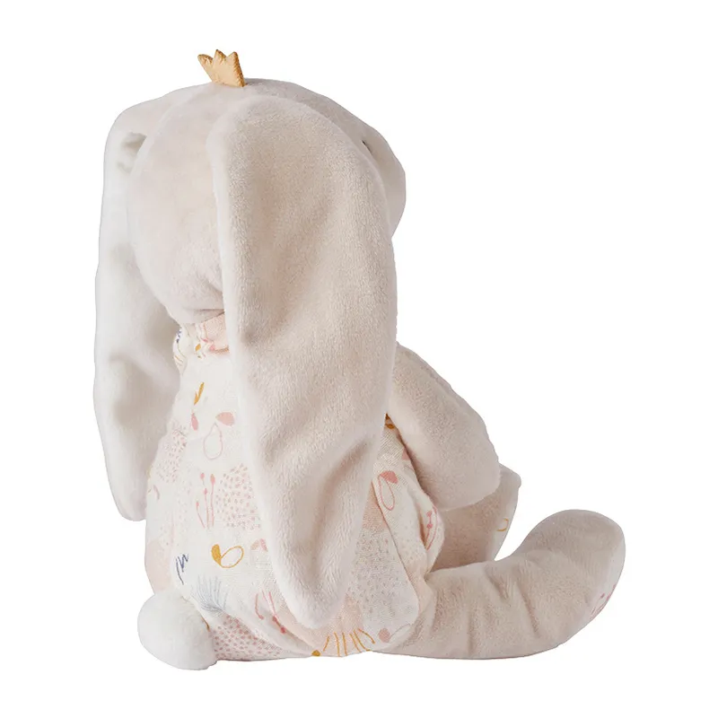 Peluche petite Pili Veloudoux L&J Écru - 32x13x10cm-1