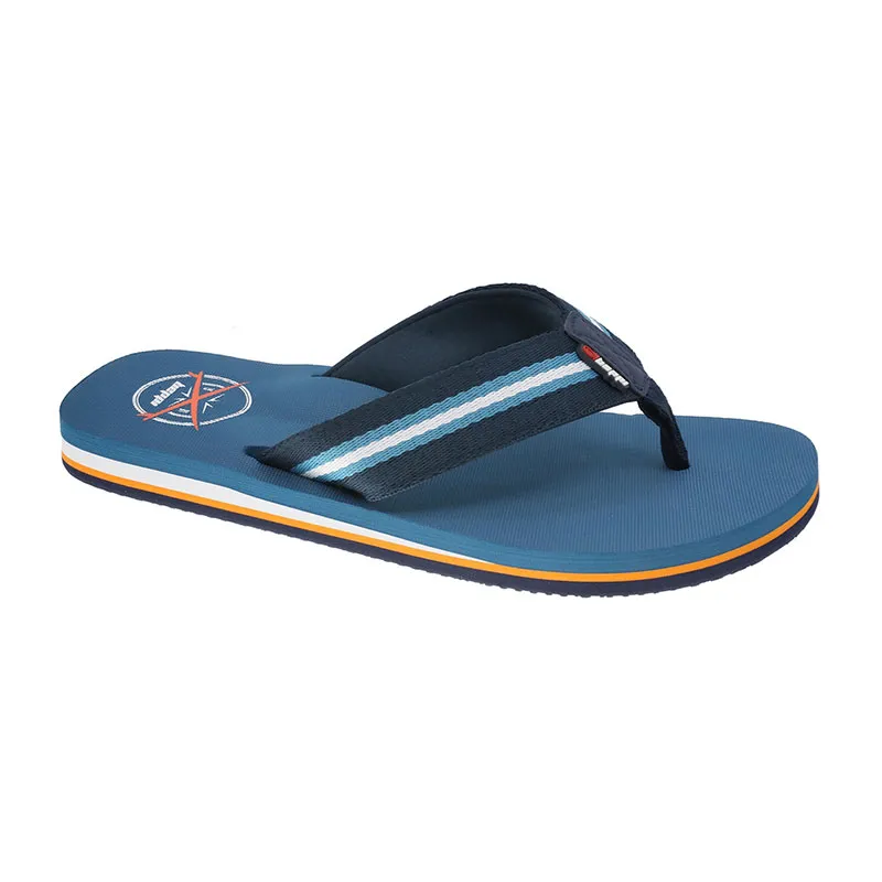 Tongs - Bleu marine/orange-0