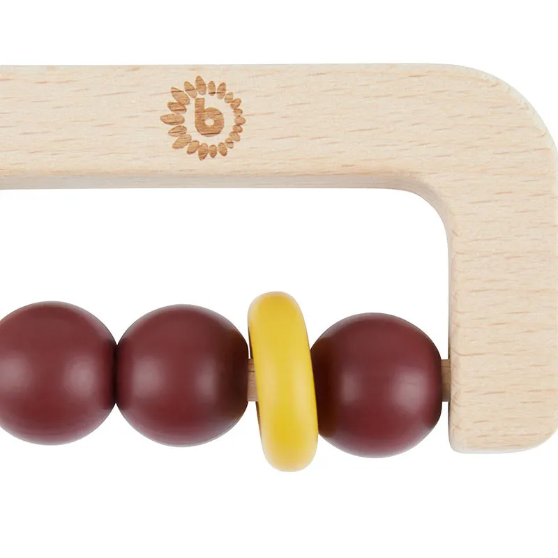 Anneau de dentition Bois/Silicone - 0m+-4