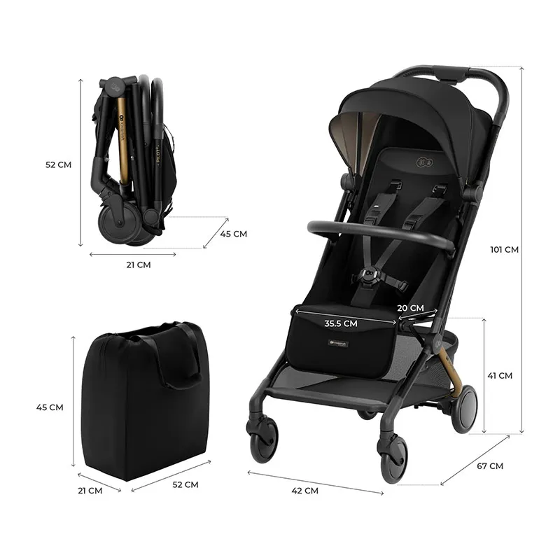 Poussette Compacte cabine Pilot 2 Noir - 0m+-10