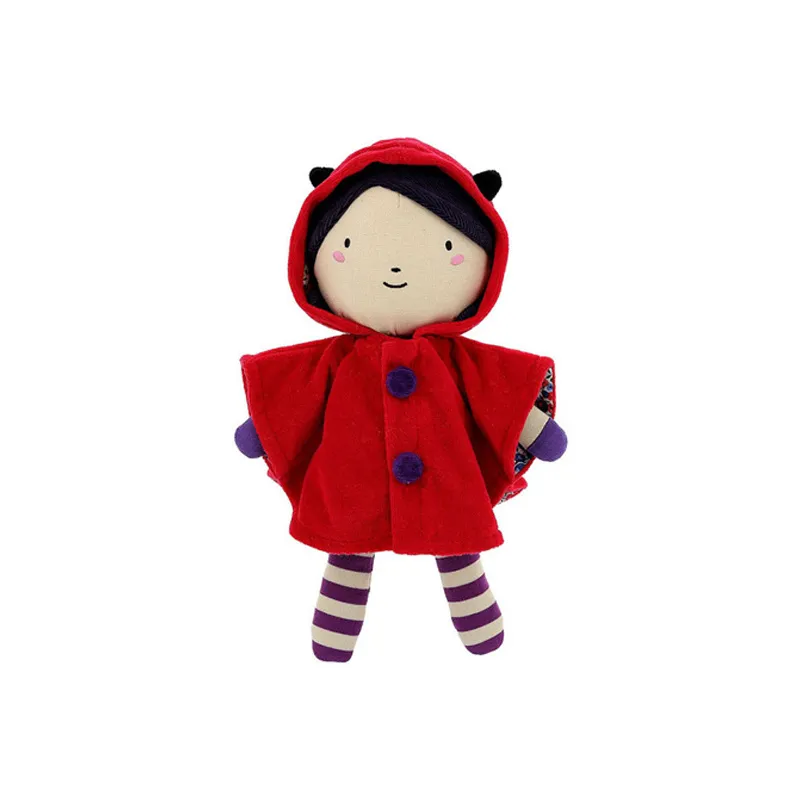 Poupée chiffon Le petit Chaperon rouge 28cm - 10m+-0