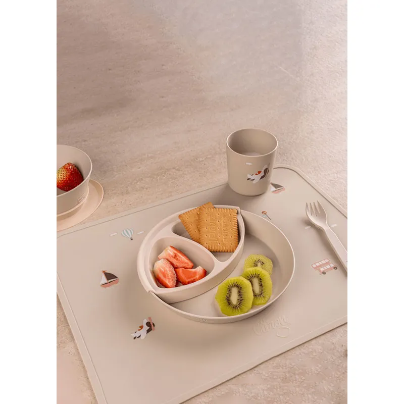 Service de table 5pcs Bio - Véhicules Gris-6