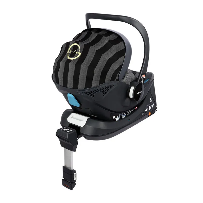 Poussette 4en1 - Coque  I-Size + Base I-Leo Noir - 0m+-14