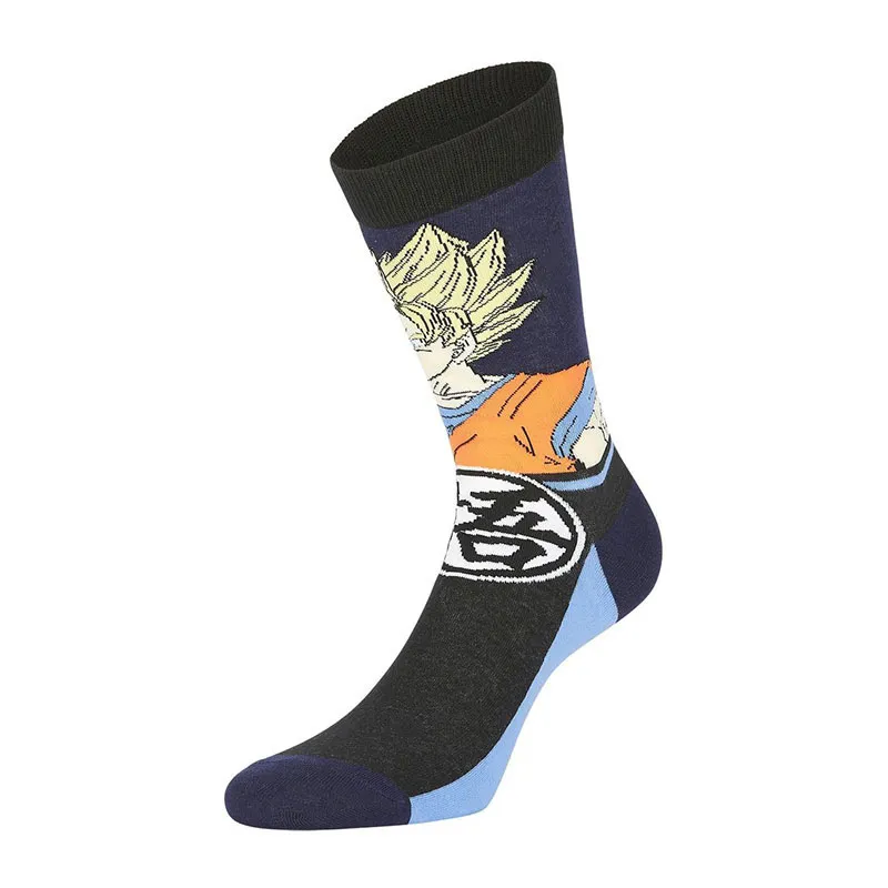 4 paires de Chaussettes Garçon Dragon Ball Z - Noir/Rouge/Orange/Gris/Jaune-6