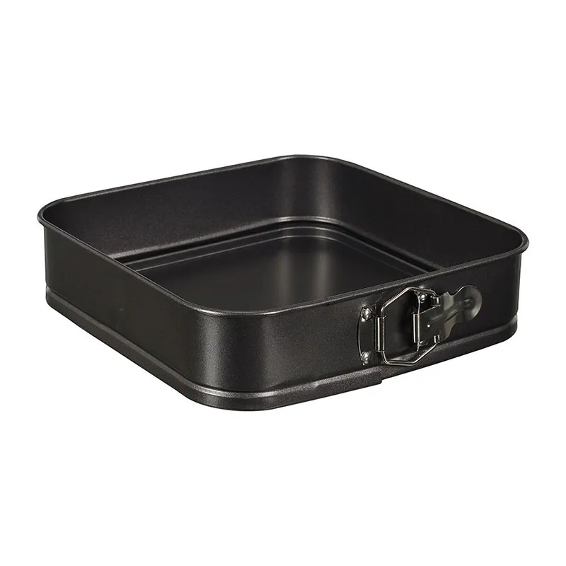 Moule pâtisserie carré avec charnière Gris - 28cm-0