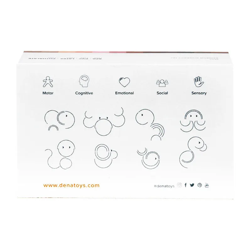 Jouet Silicone Petit arc-en-ciel Diversity - 0m+-4