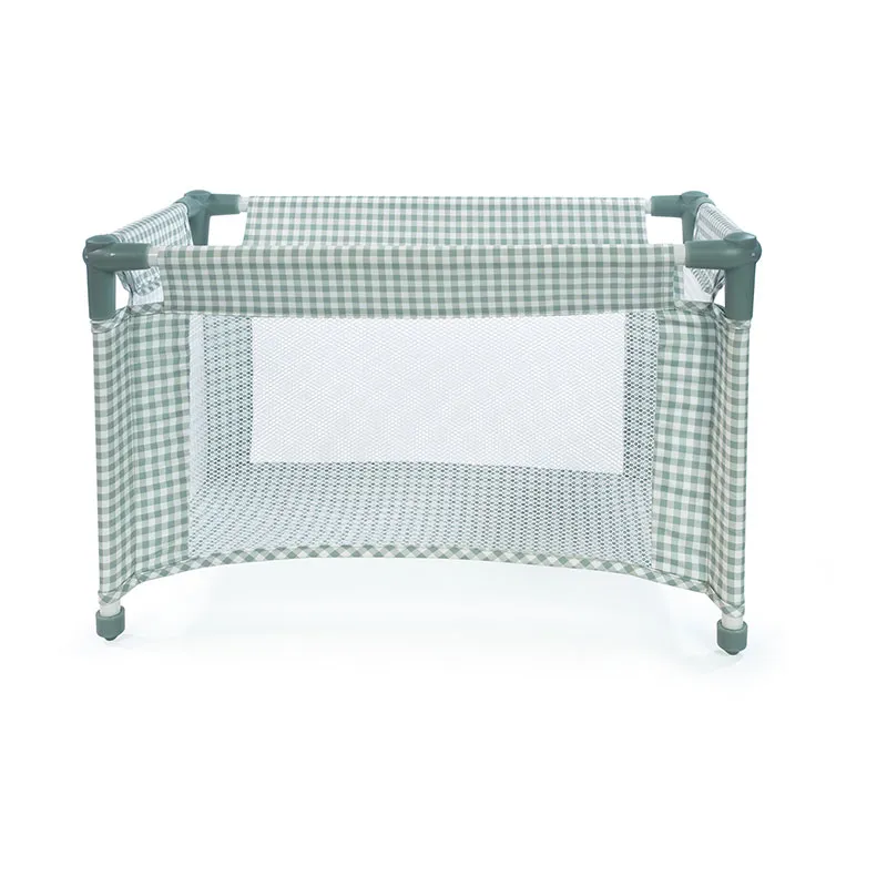 Lit parapluie pour poupée Tom Vichy - 53x32x32cm-3