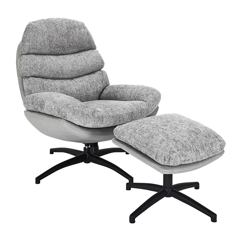 Fauteuil William Gris - 78x90x99cm-1