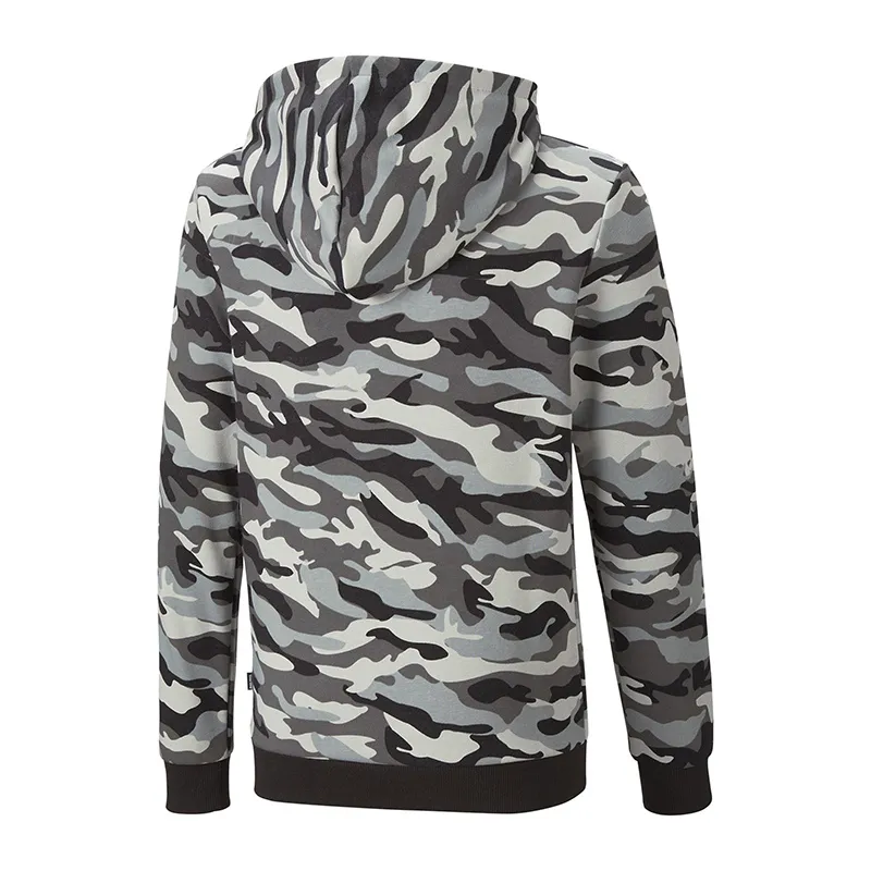 Sweat à capuche Garçon Essentials Camo Puma - Noir-2
