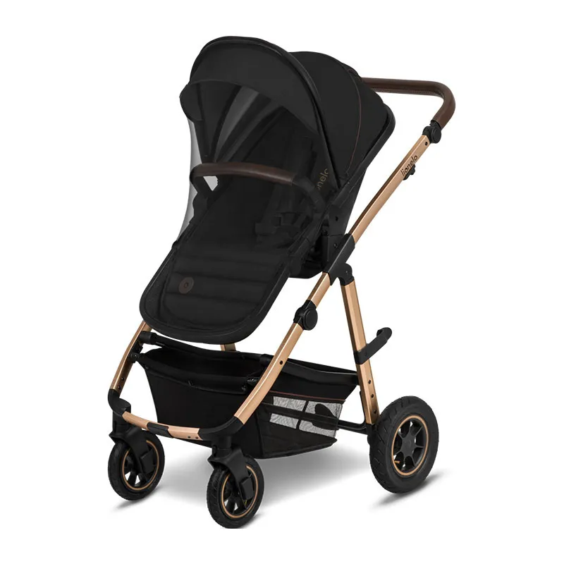 Trio Poussette Amber + Nacelle + Cosy Gr.0+ Black Onyx - 0m+-3