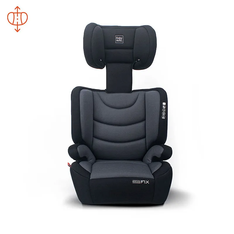 Siège-auto ISOFIX Jet Fix Gr.2/3 - Noir/Gris-2