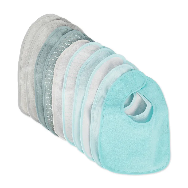 10 Bavoirs imperméable Velcro - 0m+-1