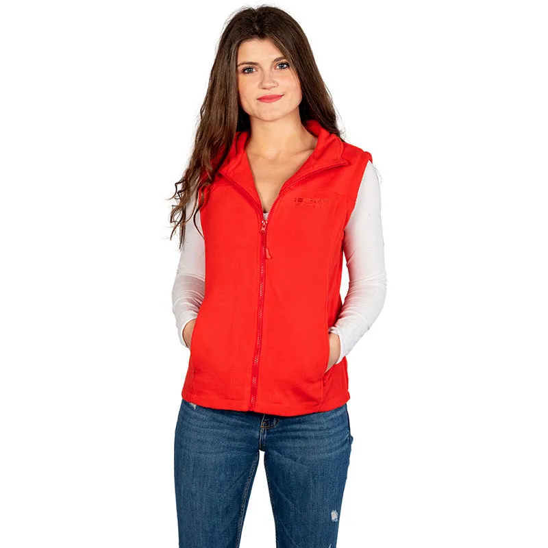 Veste polaire sans manches Vera Femme - Rouge-1